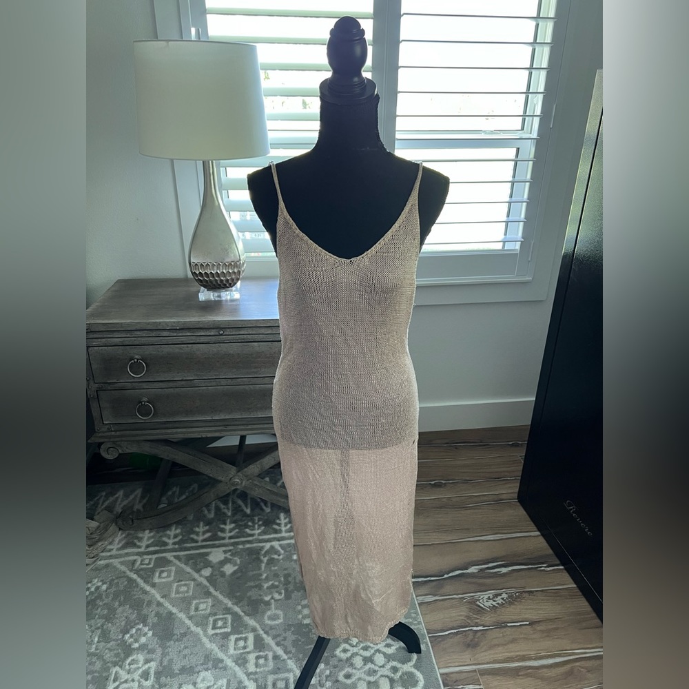 Gold swimsuit cover up